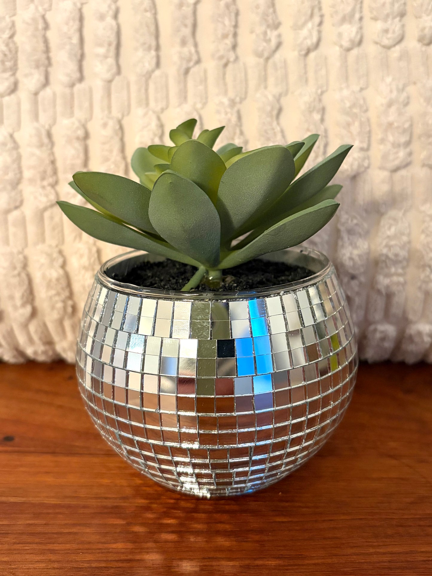 Succulent in Disco Ball (rubber) - (add on)