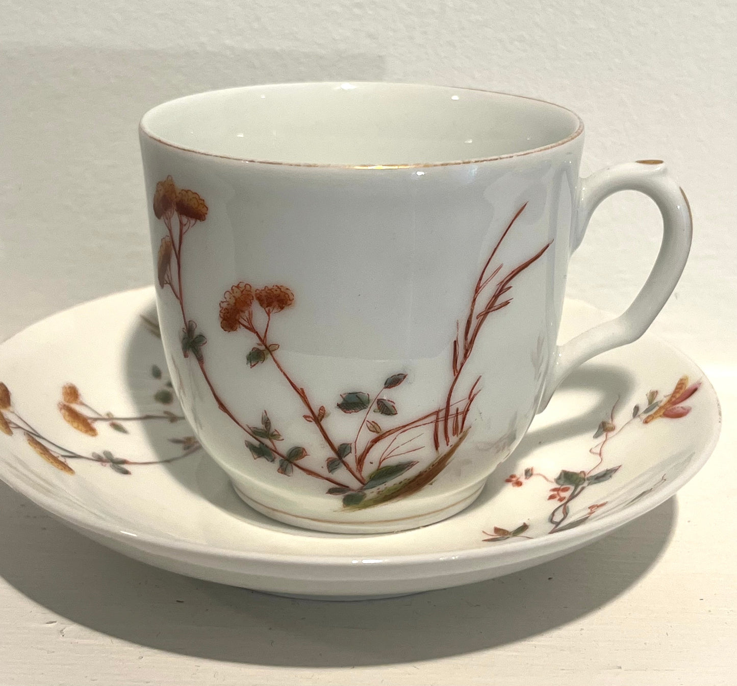 Custom Chosen Tea Cup and Saucer with Cocoa, Coffee, or Tea