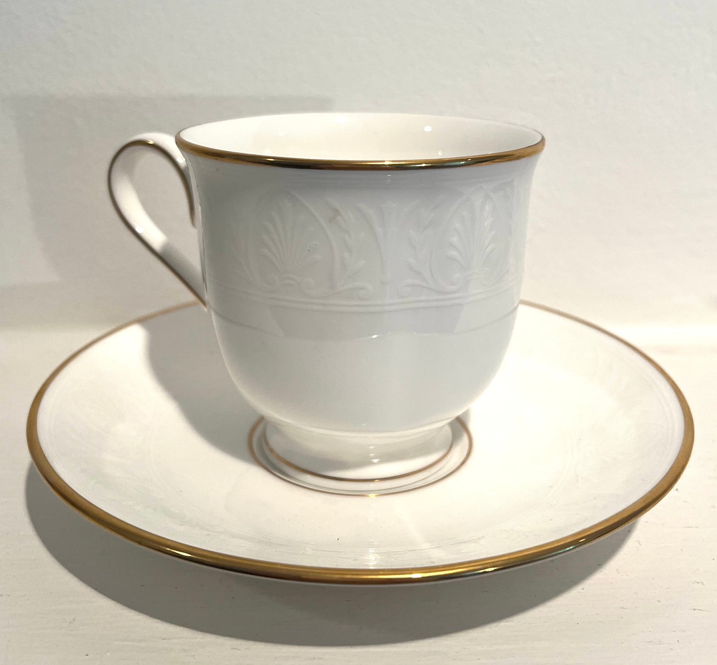 Custom Chosen Tea Cup and Saucer with Cocoa, Coffee, or Tea